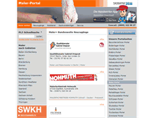Tablet Screenshot of maler-portal.de
